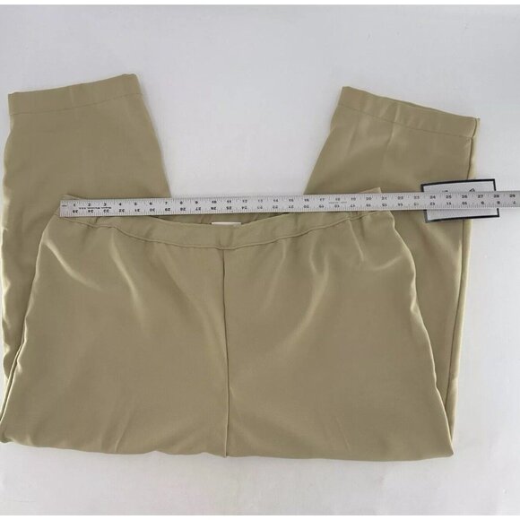 VTG NWT Bend Over Plus Size High Rise Beige Dress Pants Sz 24W Career - Picture 7 of 9